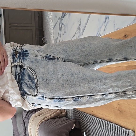 Sézane Le Crop Blue Edge Jeans | French Girl Style I VGUC, size 36 4US - Picture 7 of 13